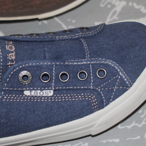 LN LADIES TAOS SLIP ON SNEAKERS - 8 - BLUE DENIM - Picture 6 of 7